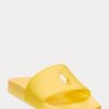 Yellow Women’s Ralph Lauren Big Pony Slippers