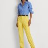 Yellow Women’s Ralph Lauren Featherweight Twill Cargo Ankle Pants Yellow Women’s Ralph Lauren Featherweight Twill Cargo Ankle Pants