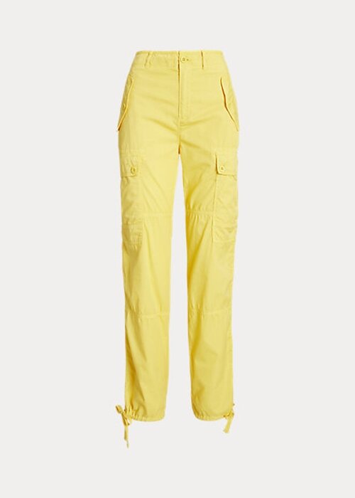 Yellow Women’s Ralph Lauren Featherweight Twill Cargo Ankle Pants Yellow Women’s Ralph Lauren Featherweight Twill Cargo Ankle Pants
